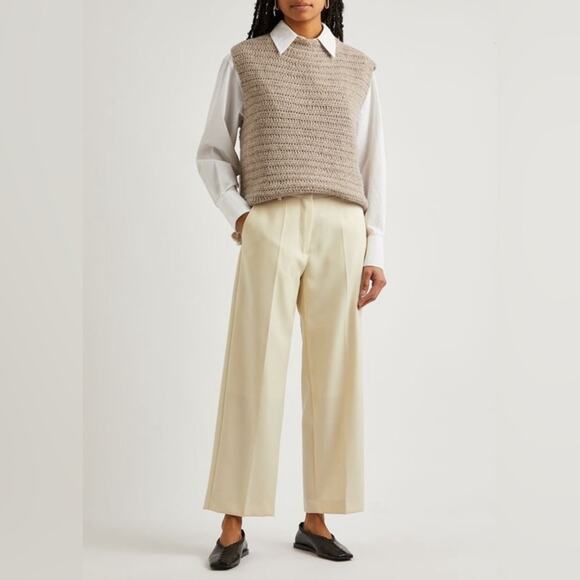 Eileen Fisher Sweaters - Eileen fisher 100% baby alpaca mock neck sweater vest  size XXS